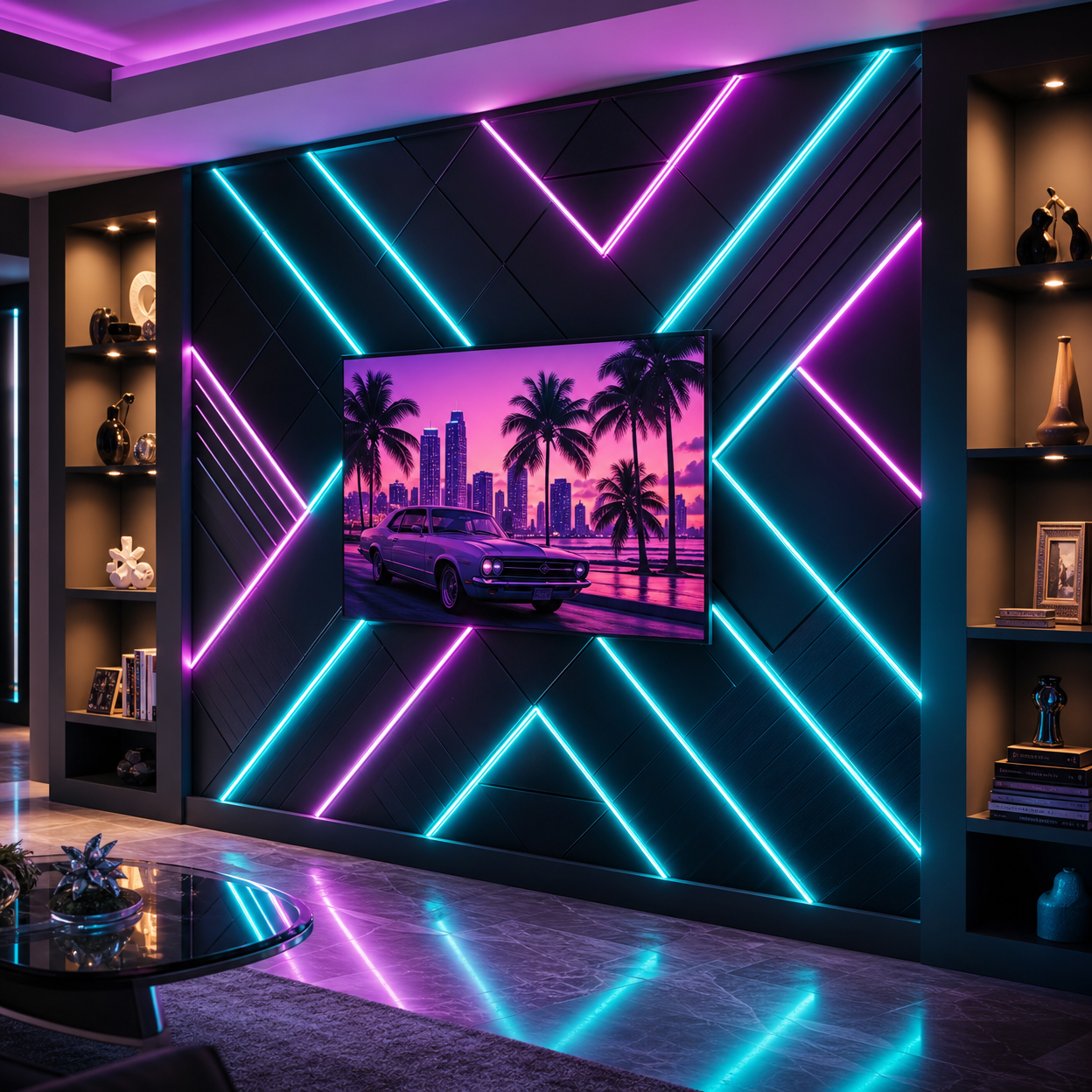 Accent wall installation